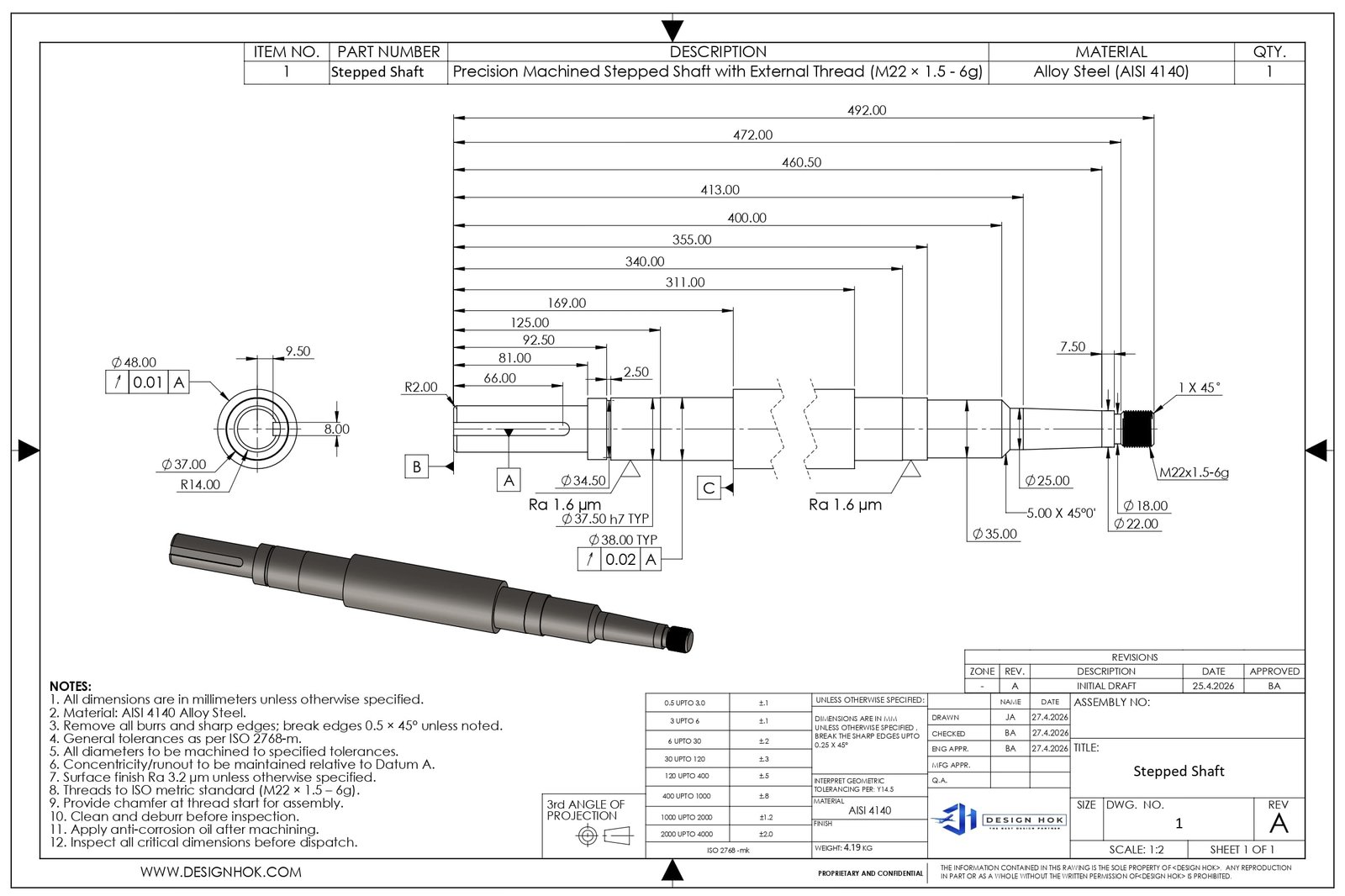 Geometric Dimensioning & Tolerancing
