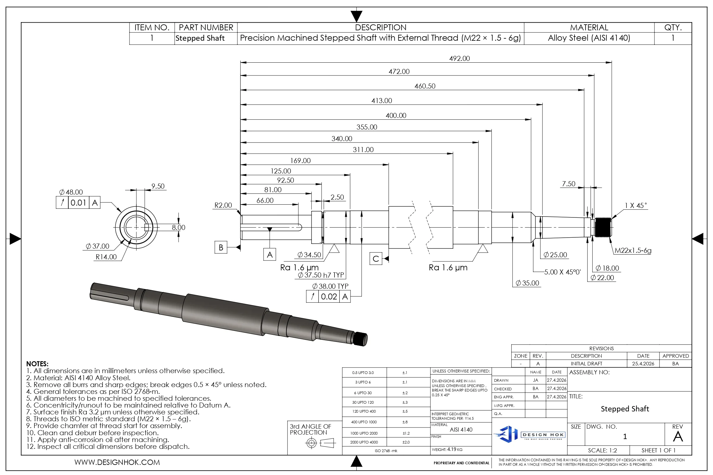 Geometric Dimensioning & Tolerancing