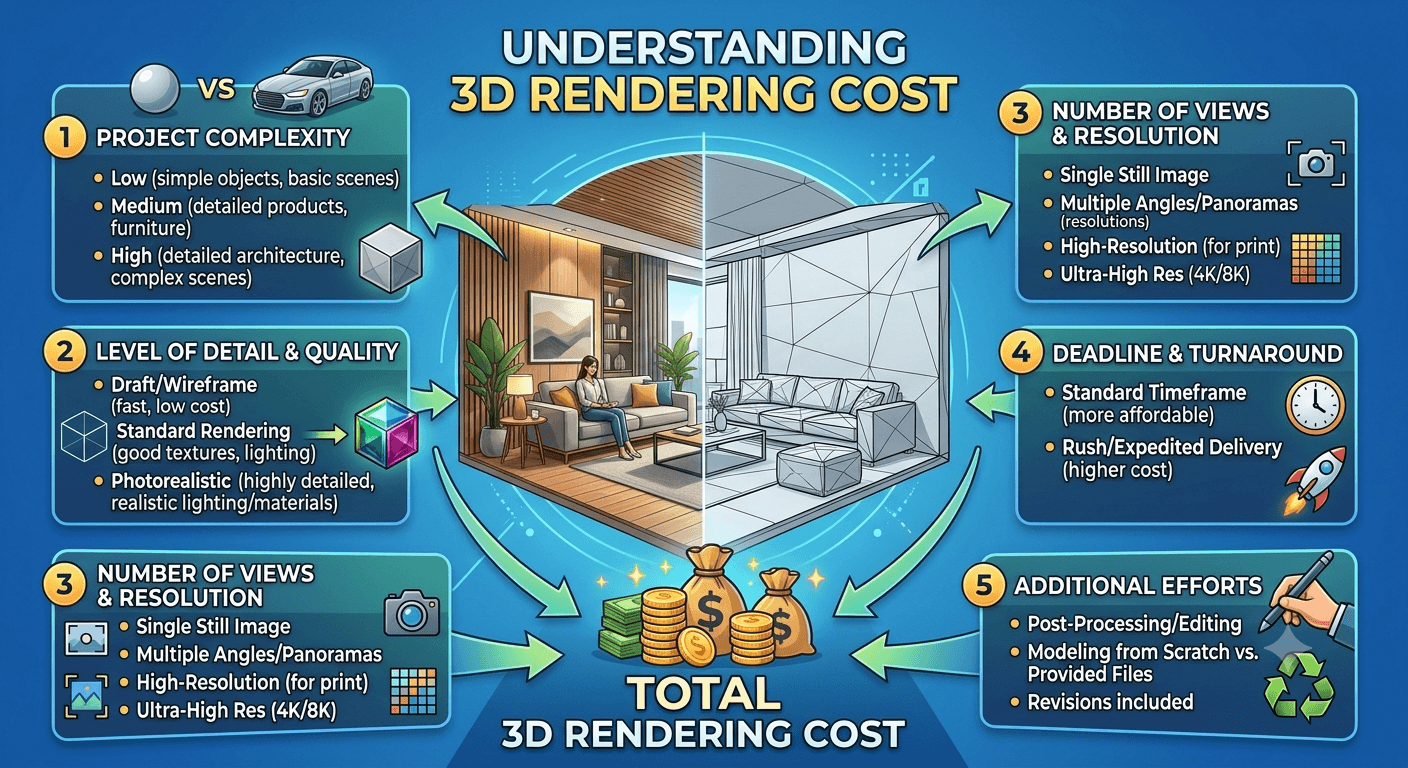 3D Rendering Cost | How Much Does 3D Rendering Cost for Product Development