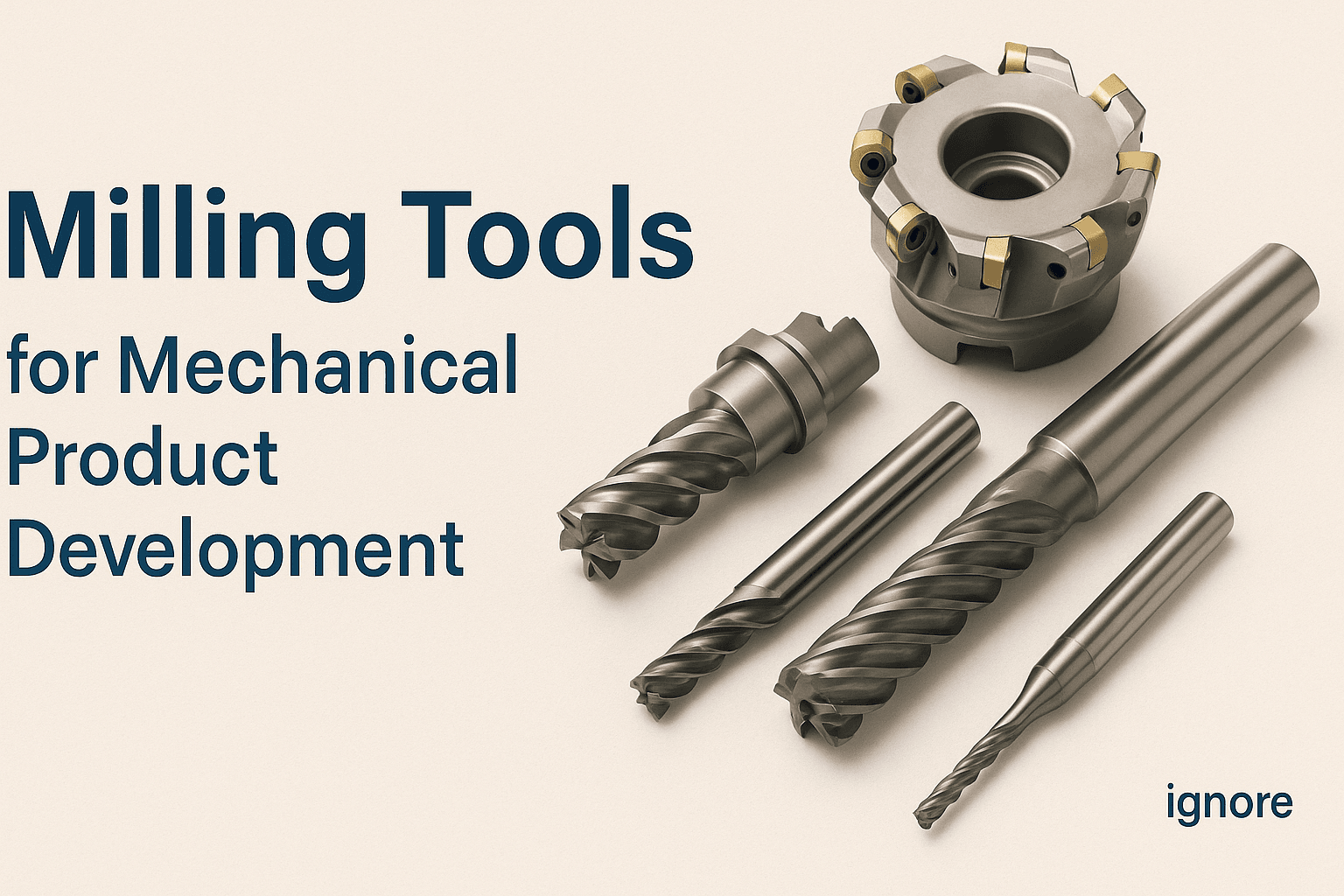 Milling tools for mechanical product development