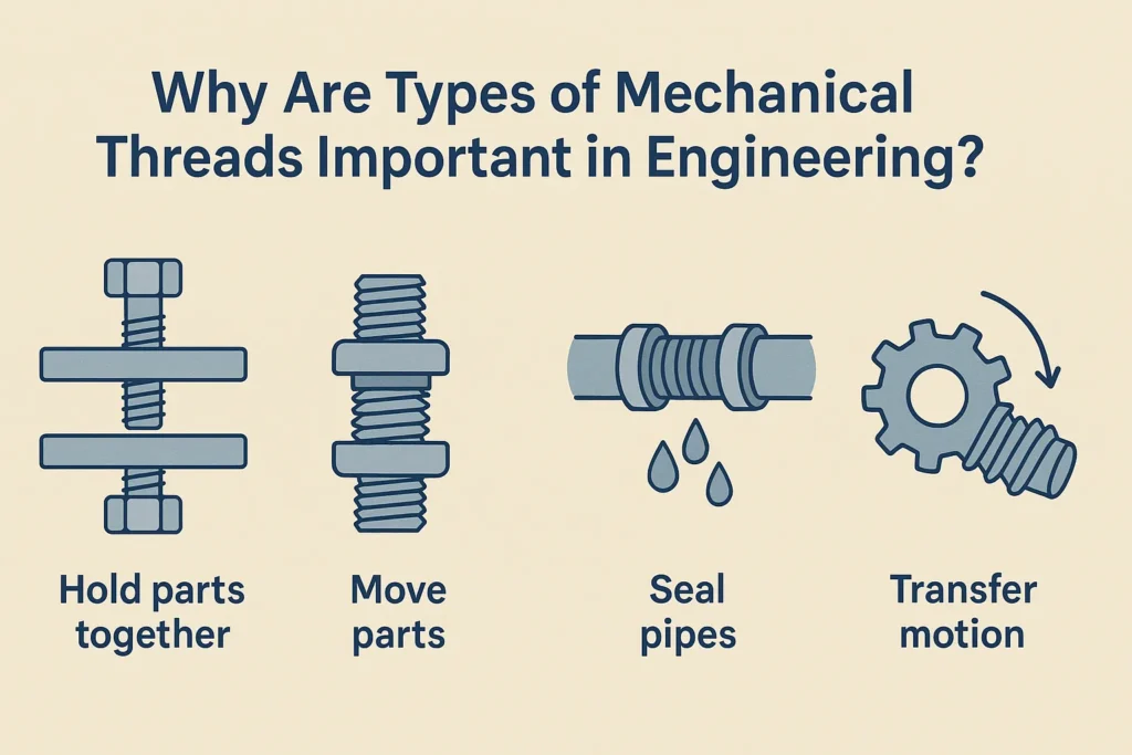 Why Are Types of Mechanical Threads Important in Engineering
