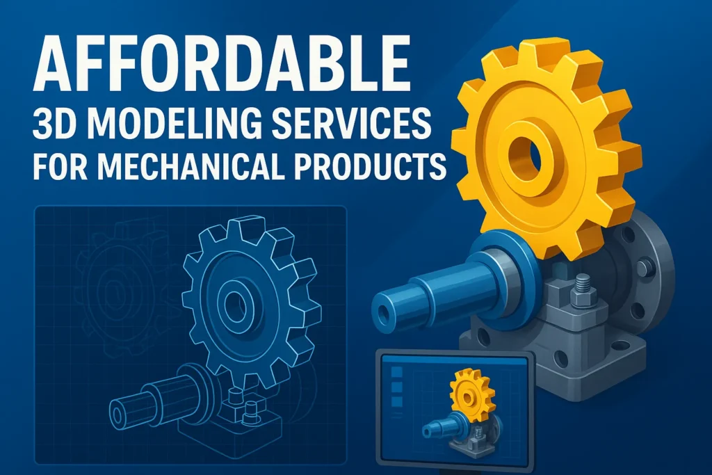 affordable 3D modeling services for mechanical products