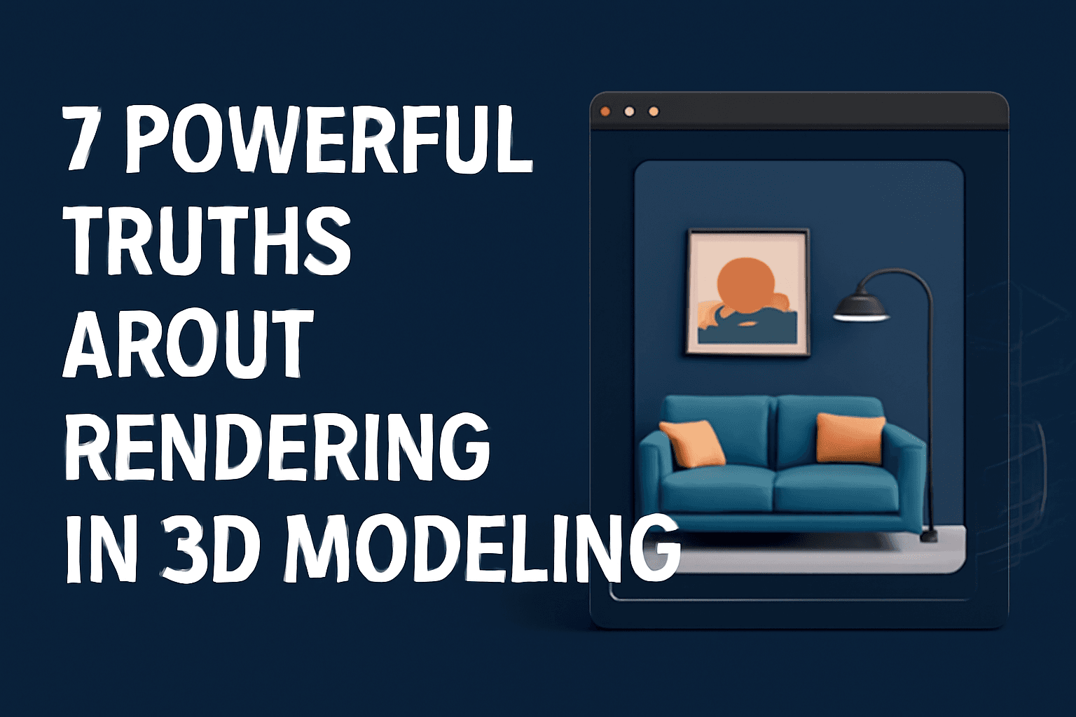 7 Powerful Truths About Rendering in 3D Modeling – From Stunning Visuals to Hidden Challenges