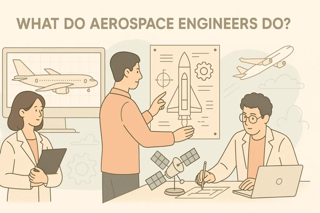 what do aerospace engineers do