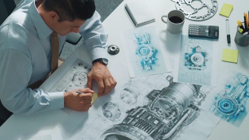 showing-how-a-person-designs