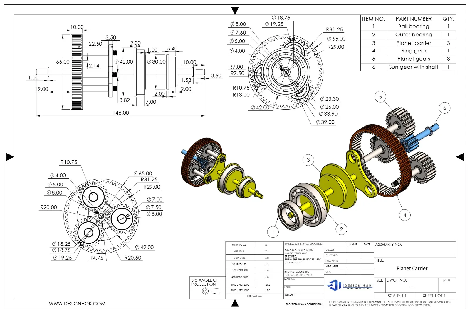 Engineering Drawing Projects
